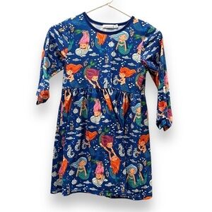 Girls mermaid print dress 8